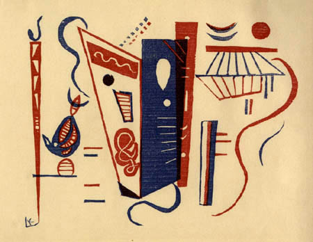 Wassily Wassilyevich Kandinsky - Woodcut for XX